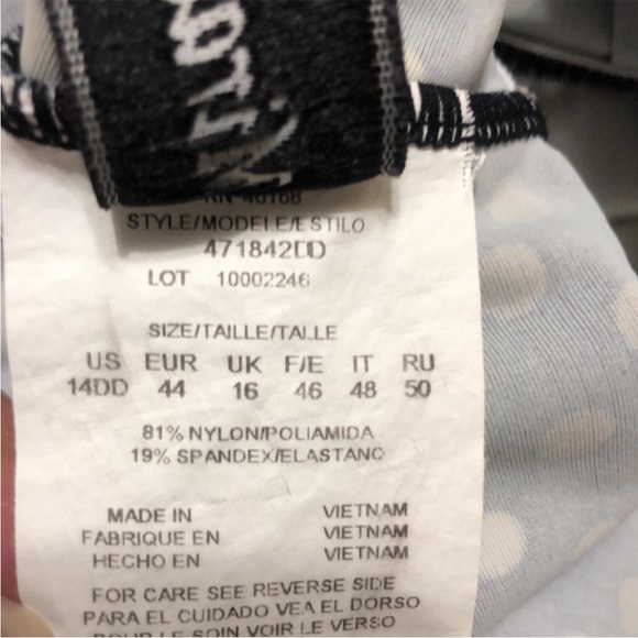 Miracle Suit Swim Top Size 14DD - Picture 8 of 9